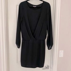 Vince Camuto Black Long Sleeve Mini Dress - Size M